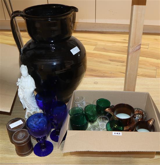 Victorian and later glassware and other ceramics